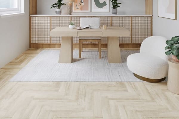 Resilient Mannington flooring available at Island Carpet