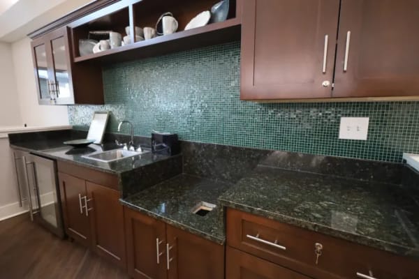 Kitchen countertop and backsplash work in Atlanta, Georgia from Commercial Flooring Solutions-Atlanta