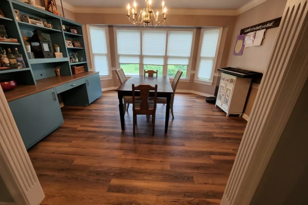 Dining room hardwood flooring from The Floor Guy located in Frankfort, KY