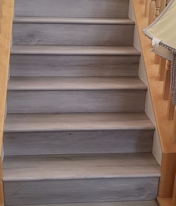 Renovated Stair work from Redeemed Hardwood Flooring & Decking Outlet in San Ramon, CA