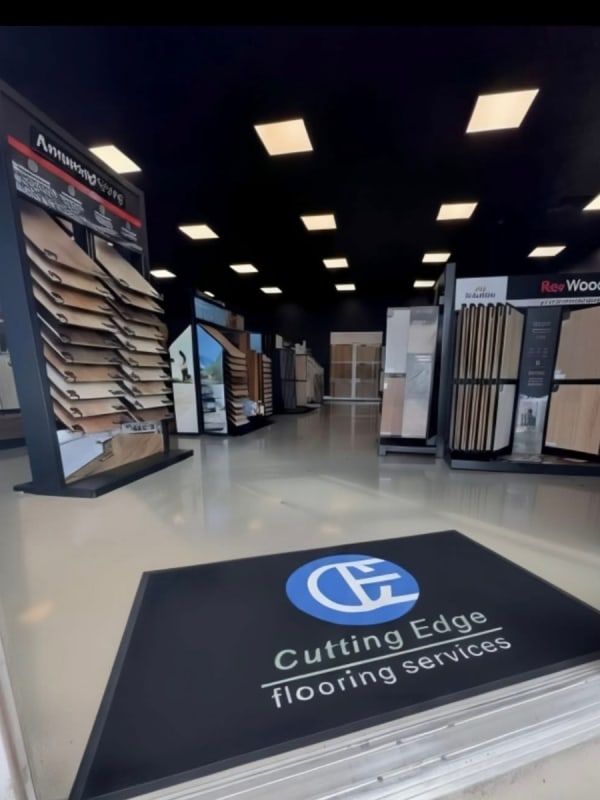 Cutting Edge Flooring Services LLC showroom in West Chester Township, OH servicing the Cincinnati, OH area