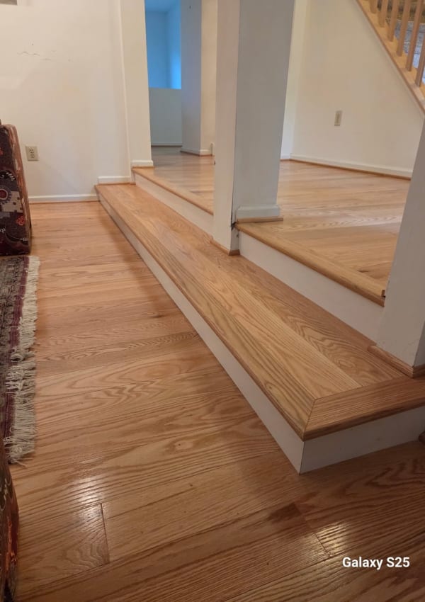 Before and after flooring installations by Roy Lomas Carpets and Hardwoods in King of Prussia, PA