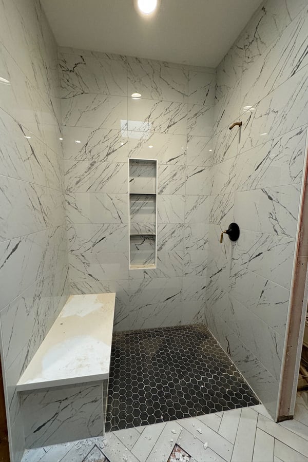 Shower remodel in West Houston, TX