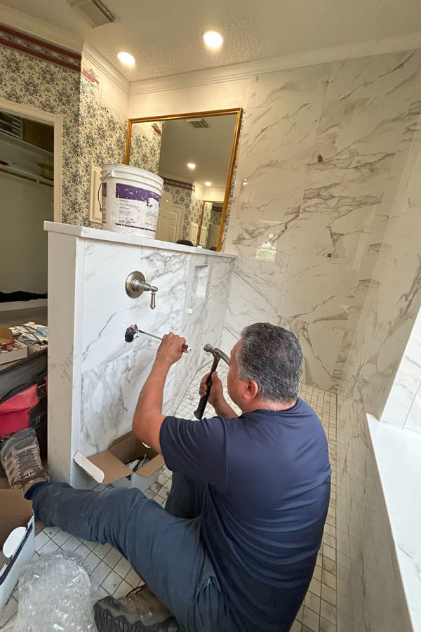 KATY TILE & MARBLE new floor install in Richmond, TX