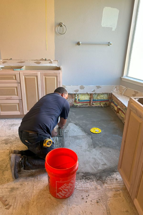 KATY TILE & MARBLE new floor install in Fulshear, TX