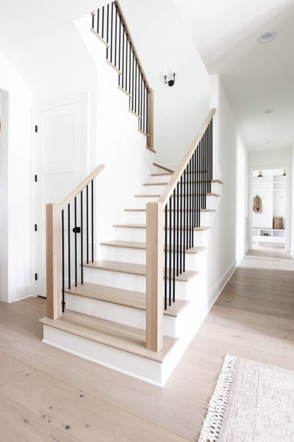 Modern stairs in Brentwood, TN from R&S Flooring