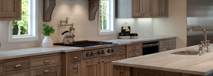 why you should choose two different colors for your kitchen cabinets