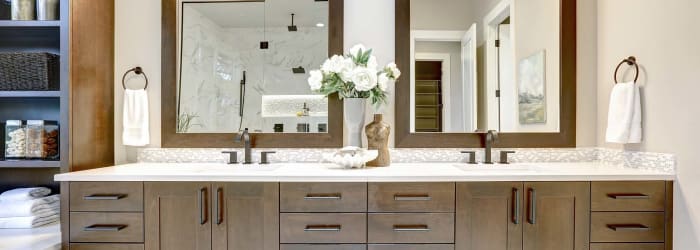 new bathroom cabinets for a whole new look