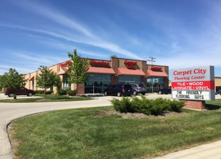 Carpet City showroom in Racine