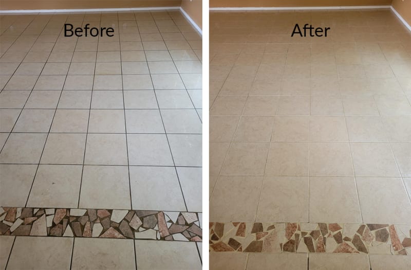 Tile Cleaning Before & After Photos