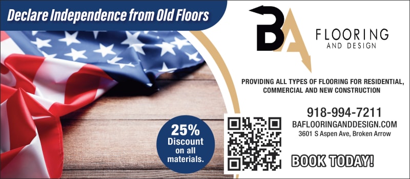 Declare Independence from Old Floors Sale - 25% discount on all materials, Contact us for more info!