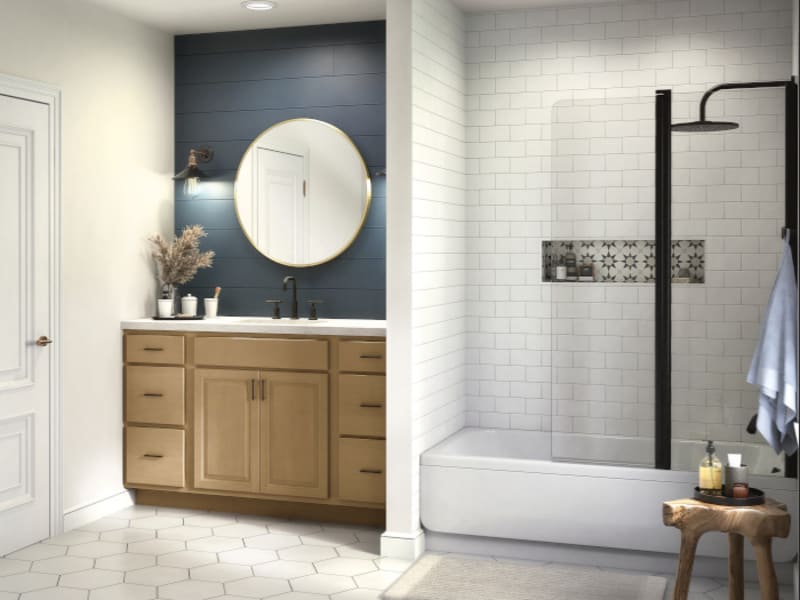 Bathroom Cabinets by Aristokraft available at Hawkin's Flooring Warehouse