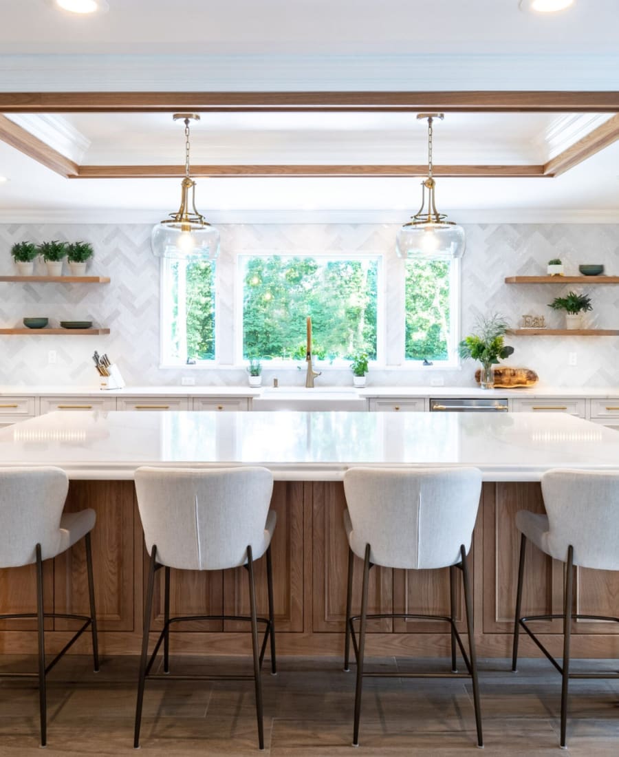 PetraSlate natural stone tiles available at DeFauw Cabinetry & Design