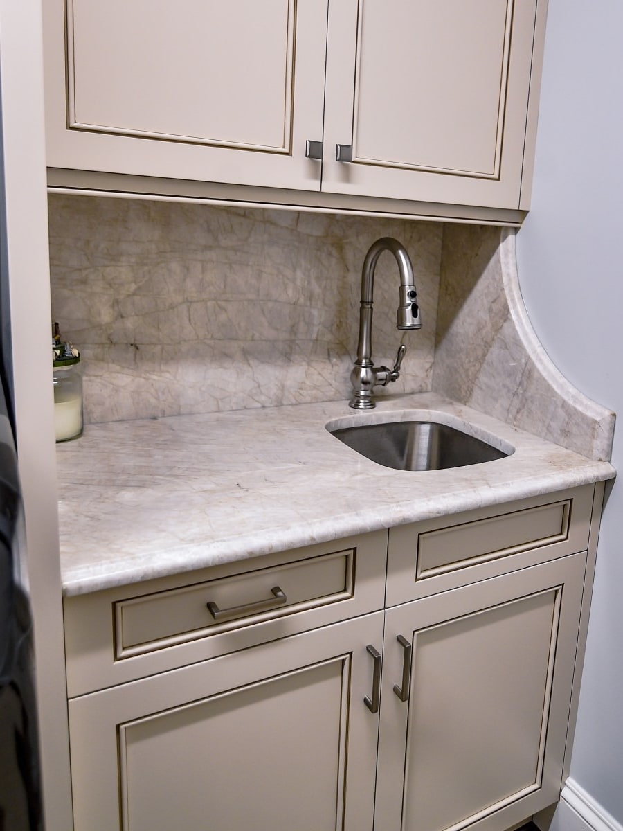 Exquisite Custom Cabinets available at Perry Floors