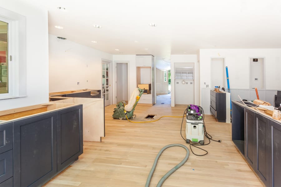 Luxury vinyl flooring in Aubrey, TX