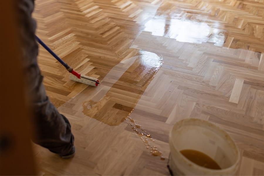 Luxury vinyl flooring in Aubrey, TX