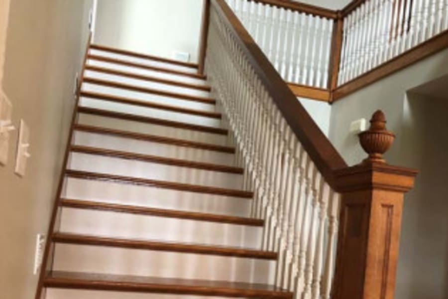 Staircases in Lincoln, IL from Brookens Wood Floors