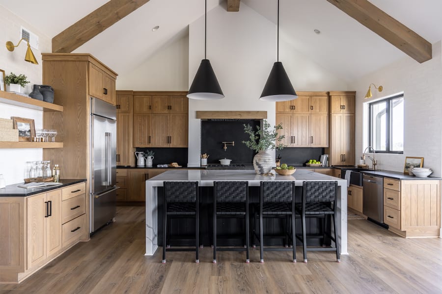 Creating a Harmonious Home: Matching Wood Cabinets with Hardwood Flooring