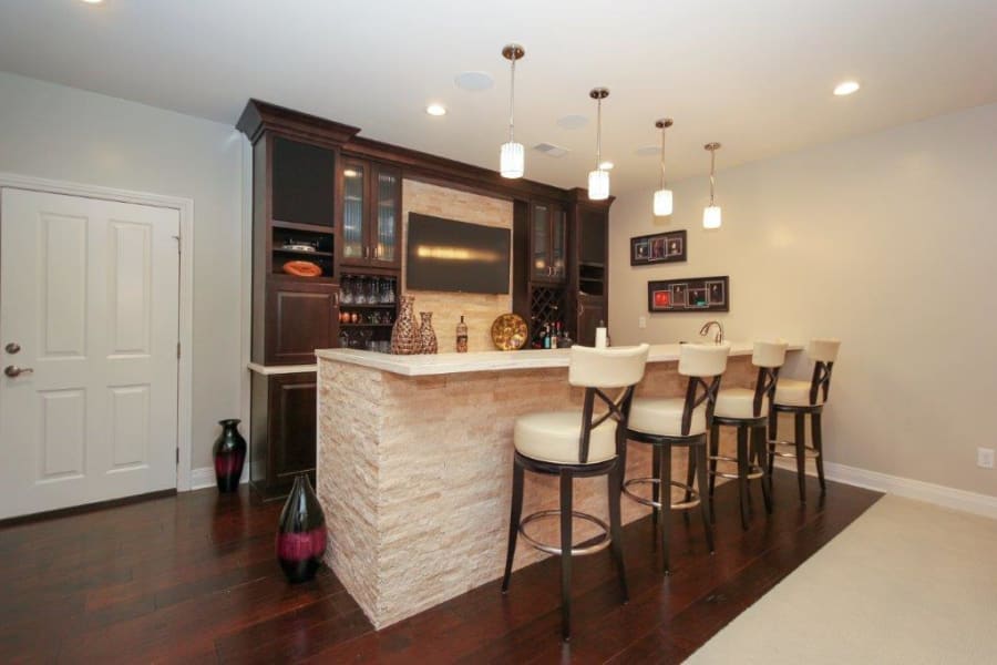 Wet dry bar from Drexel Interiors