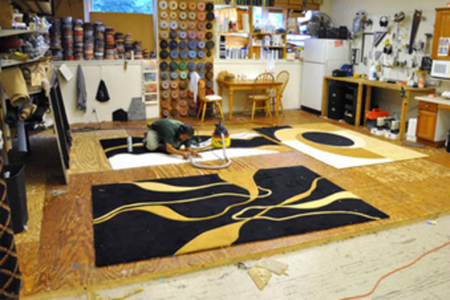 Custom carpet design in Paramus, NJ from G. Fried Flooring & Design