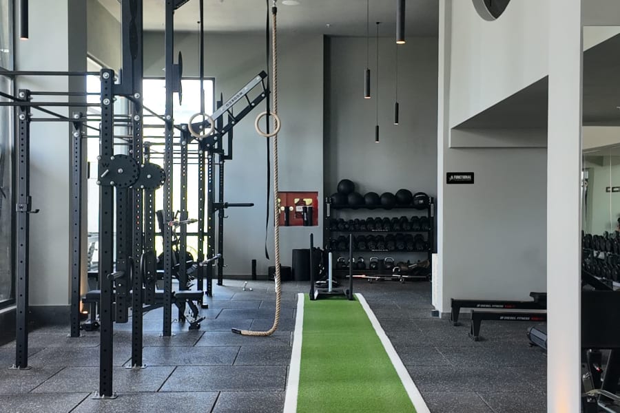 Home gym flooring in Farmington
