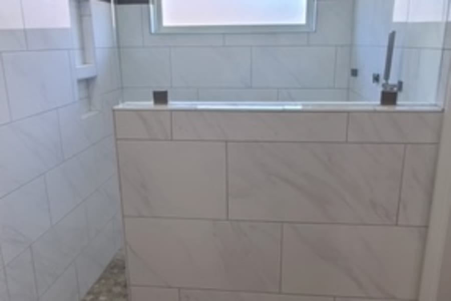 Waterproof bathroom remodel from Cozy Comfort Floors in Gulfport, MS