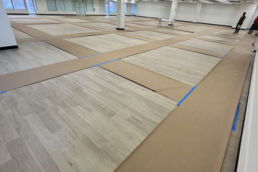 Commercial flooring work from Cozy Comfort Floors in Gulfport, MS