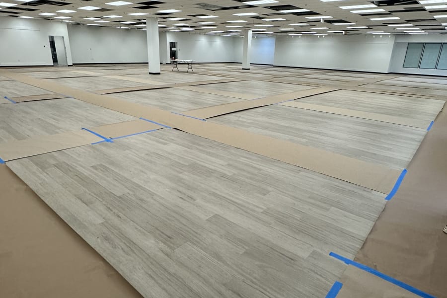 Commercial flooring work from Cozy Comfort Floors in Gulfport, MS