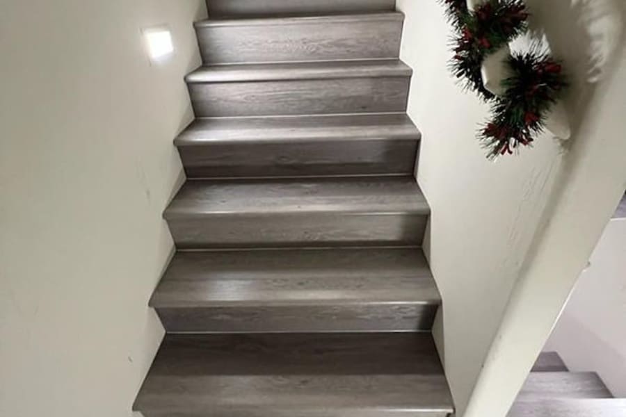 Hardwood staircase remodeling from Flooring Team LLC located in Phoenix, AZ