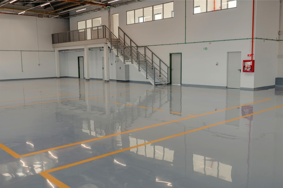 Epoxy floors in Northumberland, PA from Garvey's Carpet