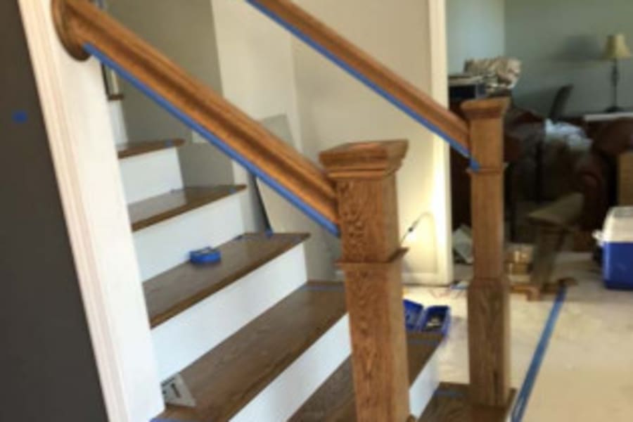 Staircases in Decatur, IL from Brookens Wood Floors