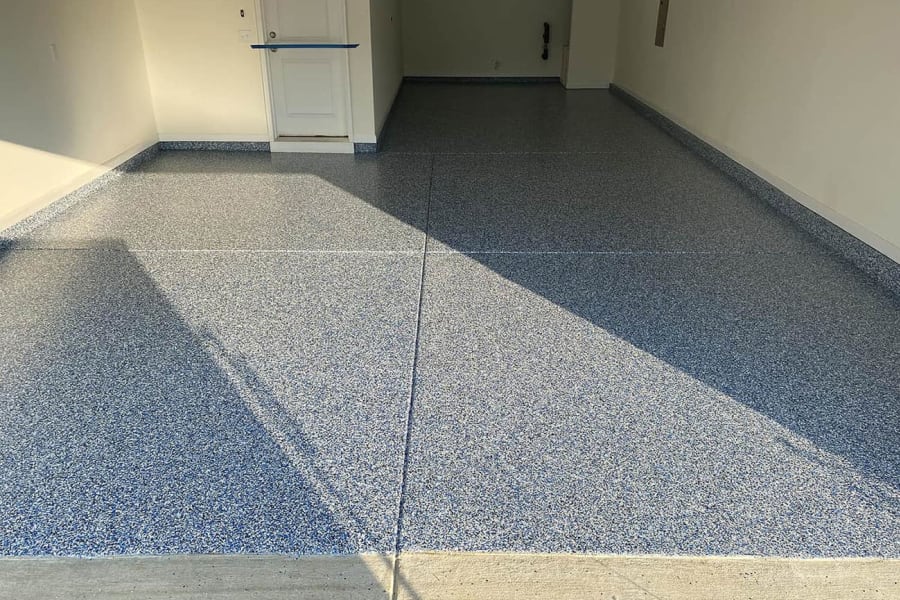 Concrete epoxy floors: Flake and quartz in Erie, CO from Floor Crafters Flooring