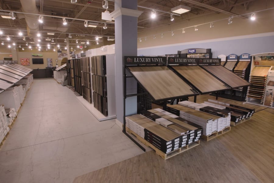 Carpet Barn showroom in Spokane Valley, WA
