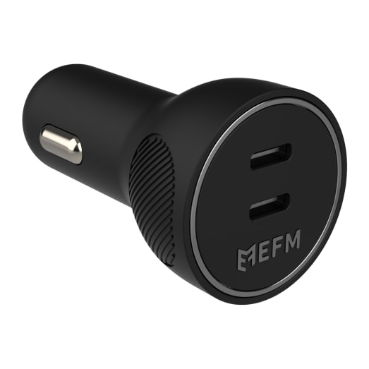 EFM 60W Dual Port Car Charger