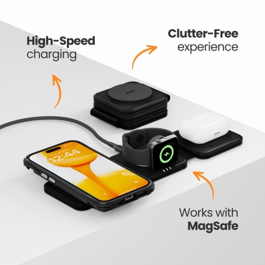 EFM FLUX Travel 3-in-1 Wireless Charger