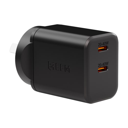 EFM ECO 40W Dual Port Wall Charger 