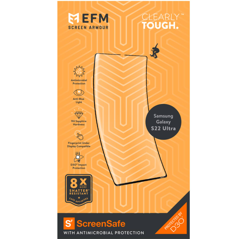 EFM ScreenSafe Film Screen Armour with D3O For iPhone 13 Pro Max (6.7