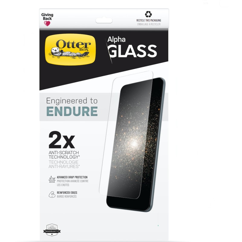 7786077 Otterbox Alpha Glass Screen Protector Antimicrobial Force