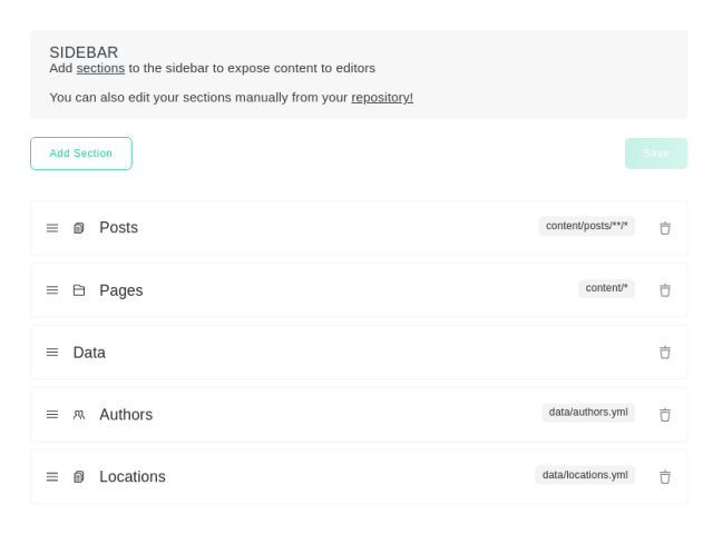 https://res.cloudinary.com/forestry-demo/image/fetch/c_limit,dpr_auto,f_auto,q_80,w_640/https://forestry.io/uploads/2019/07/sidebar-config-ui.png https://res.cloudinary.com/forestry-demo/image/fetch/c_limit,dpr_auto,f_auto,q_80,w_640/https://forestry.io/uploads/2019/07/sidebar-config-ui.png