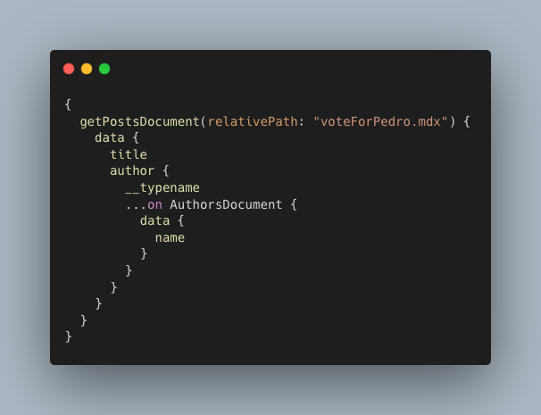 Tina GraphQL API