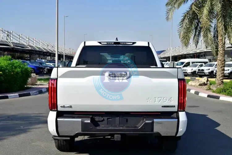 2025 MODEL TOYOTA TUNDRA CREWMAX PLATINUM 1794 V6 3.4L TURBO 4WD 5-SEATER AUTOMATIC BACK