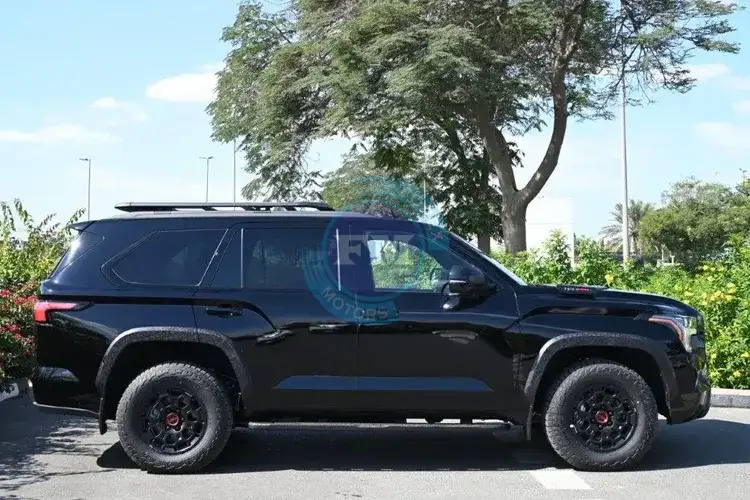2025 MODEL TOYOTA SEQUOIA TRD PRO i-FORCE MAX HYBRID V6 3.5L TURBO 4WD 7-SEATER AUTOMATIC SIDE1