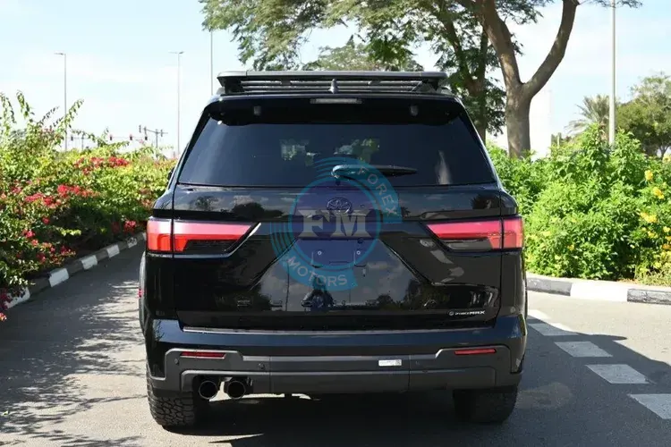 2025 MODEL TOYOTA SEQUOIA TRD PRO i-FORCE MAX HYBRID V6 3.5L TURBO 4WD 7-SEATER AUTOMATIC BACK