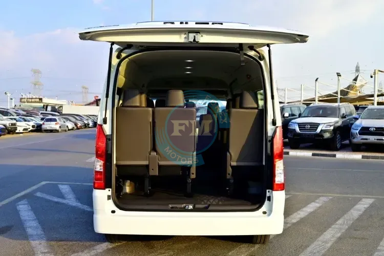 2025 MODEL TOYOTA HIACE HIGHROOF GL V6 3.5L PETROL 13-SEATER AUTOMATIC CARGO SPACE