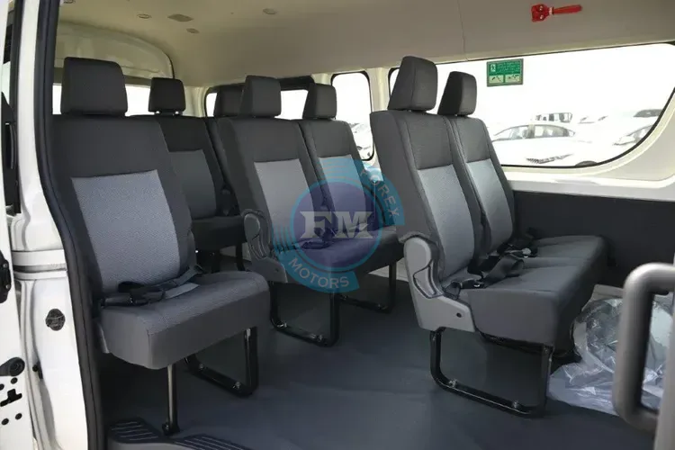 2025 MODEL TOYOTA HIACE HIGH ROOF  3.5L PETROL 13-SEATER MANUAL SEATS