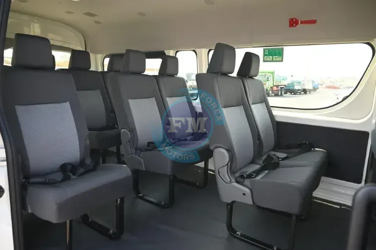 2025 MODEL TOYOTA HIACE HIGH ROOF 3.5L PETROL 13 SEATER AUTOMATIC SEATS