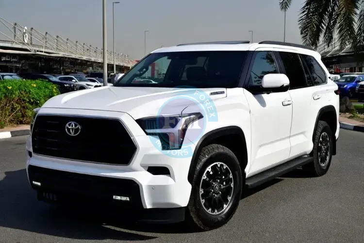 2025 TOYOTA SEQUOIA TRD OFFROAD HYBRID V6 3.4L 4WD 8 SEAT AUTOMATIC TRANSMISSION SIDE