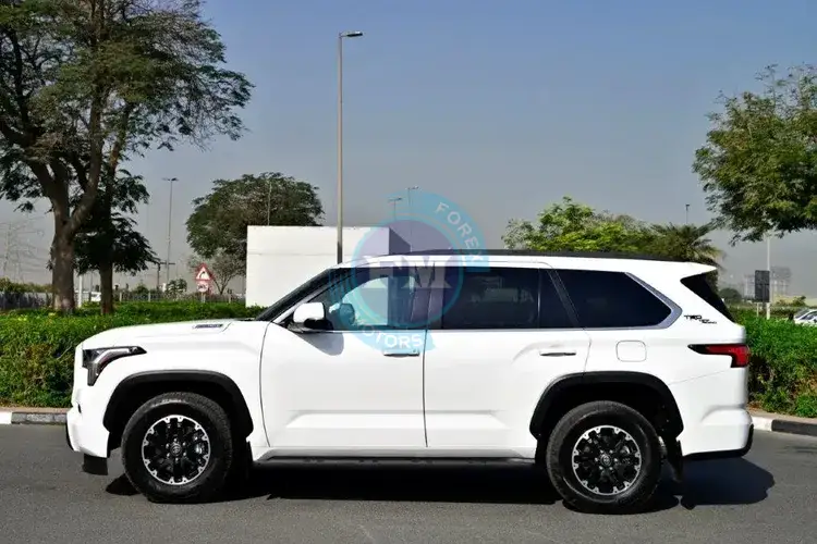 2025 TOYOTA SEQUOIA TRD OFFROAD HYBRID V6 3.4L 4WD 8 SEAT AUTOMATIC TRANSMISSION SIDE2
