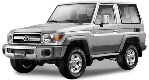 TOYOTA LAND CRUISER 71 SHORT WHEEL BASE V6 4L PETROL 4WD AUTOMATIC EURO 4 - Silver | Forex Motors