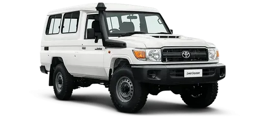 TOYOTA LAND CRUISER 78 HARDTOP DX V8 4.5L TURBO DIESEL MANUAL - White | Forex Motors